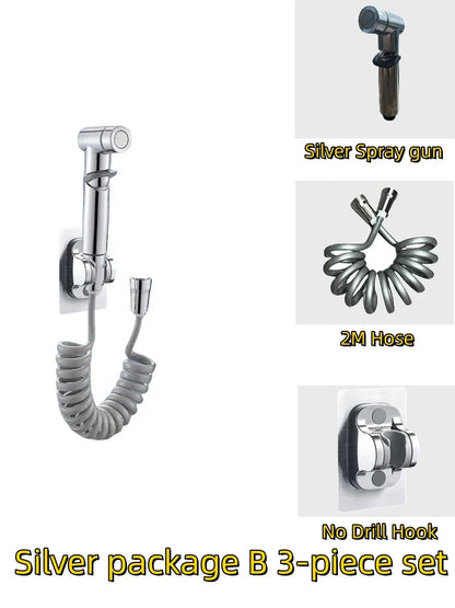 DecorBites™ High Pressure Handheld Bidet Sprayer Set for Bathroom Hygiene and Cleaning