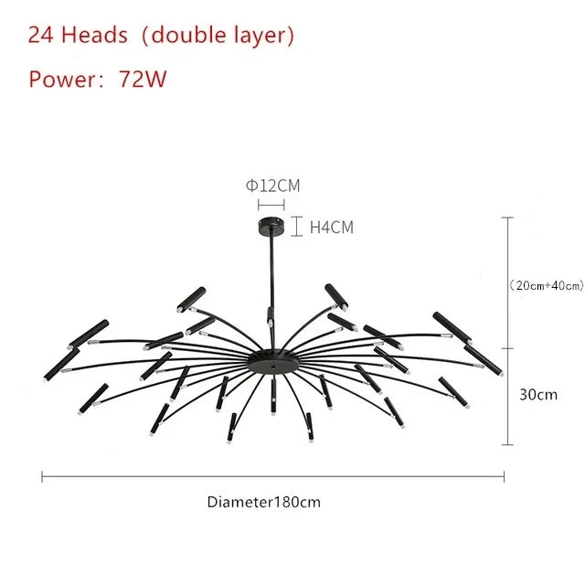 DecorBites™ Art Pendant Chandelier - Nordic LED Indoor Lighting Fixture