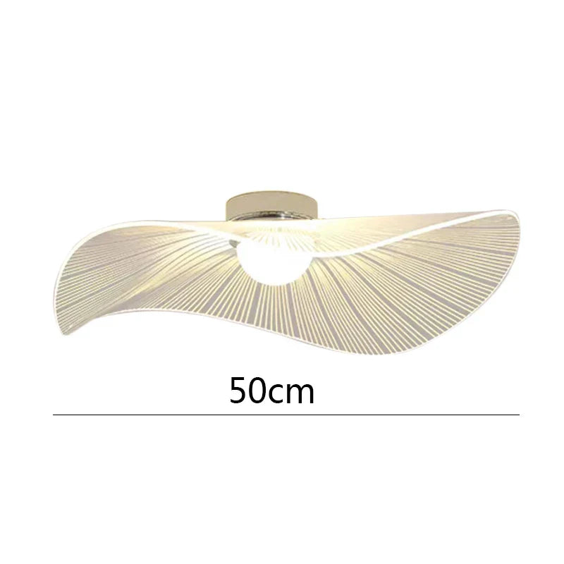DecorBites™ Lotus Leaf LED Chandelier: Modern Nordic Dimming Pendant Light for Living Room and Bedroom