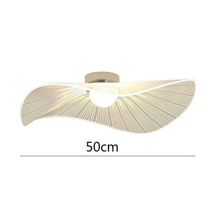 DecorBites™ Lotus Leaf LED Chandelier: Modern Nordic Dimming Pendant Light for Living Room and Bedroom