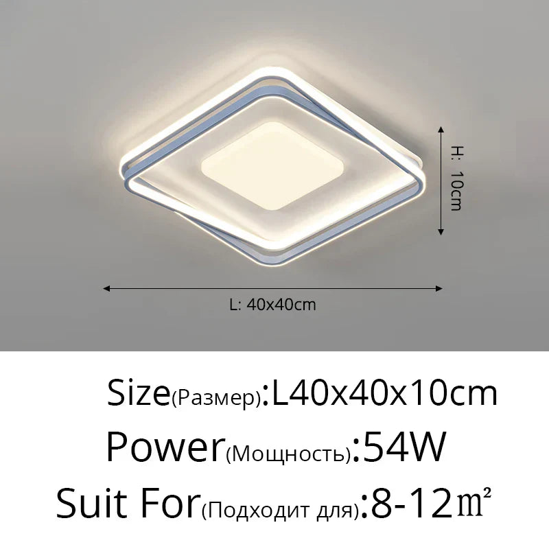 ثريا أكريليك DecorBites™: إضاءة داخلية بسيطة لغرفة المعيشة وغرفة النوم والمطبخ