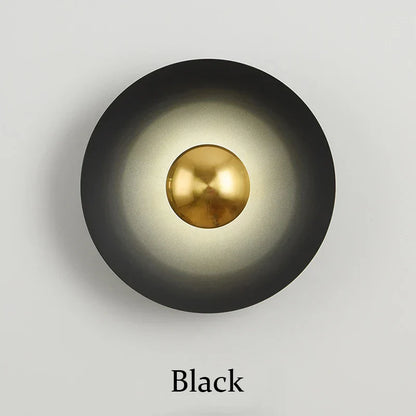 Lámpara de pared LED DecorBites™ Golden Macaroon para dormitorio y sala de estar