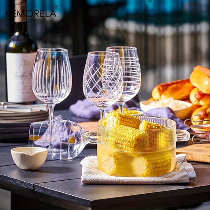 DecorBites™ Heat-Resistant Glass Cooking Pot with Lid - 1.6L | Versatile Soup and Stock Pot