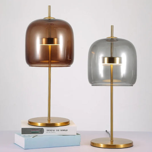 DecorBites™ Glass Table Lamp - Vistosi Jube Replica Design for Creative Home Lighting