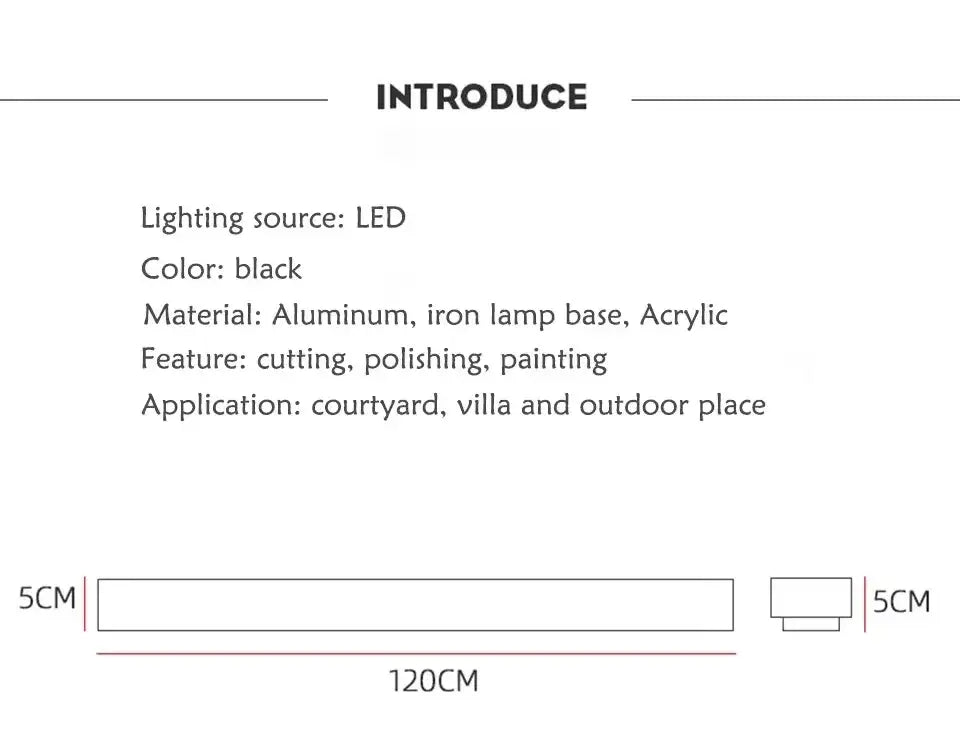 DecorBites™ Waterproof LED Outdoor Wall Light