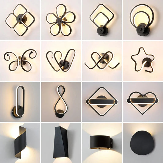 DecorBites™ LED Acrylic Wall Light Shade for Bedroom Living Room Home décor