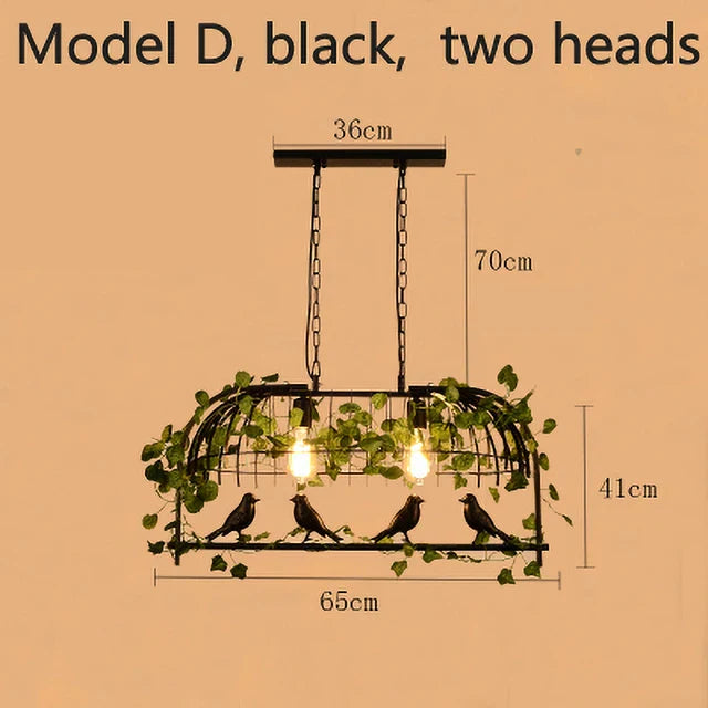 DecorBites™ Birdcage Pendant Lights for Chic Decor - Garland Hanging Lamps