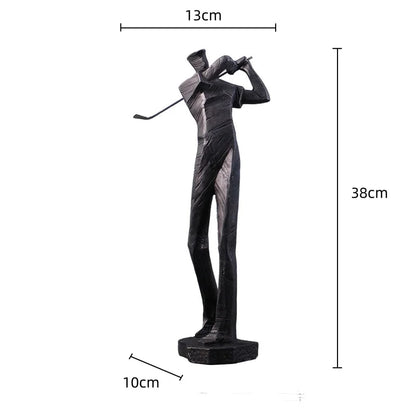 DecorBites™ Golf Sculpture Resin Figurine Decorative Ornaments for Home Decoration