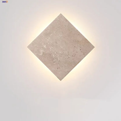 DecorBites™ LED Wall Lamp Sconce Yellow Travertine Waterproof Stair Light