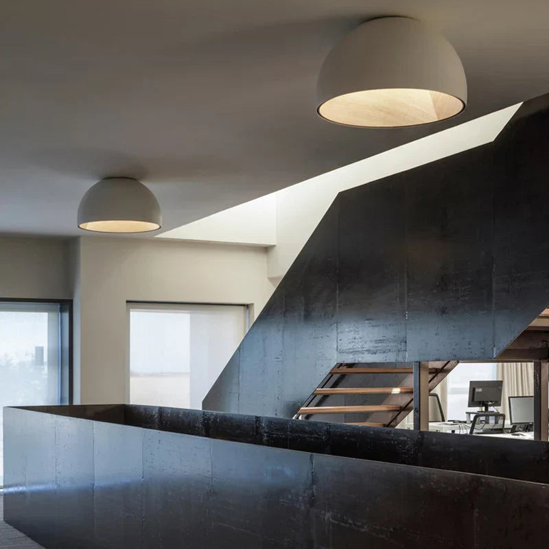 Lámpara de techo LED DecorBites™ Cream Wind para espacios minimalistas