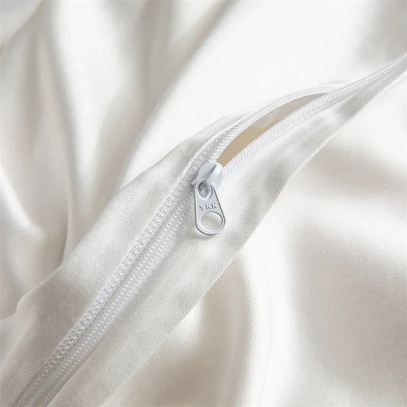 طقم مفروشات سرير مطرز على طراز الفنادق من DecorBites™ مصنوع من القطن المصري 1000TC