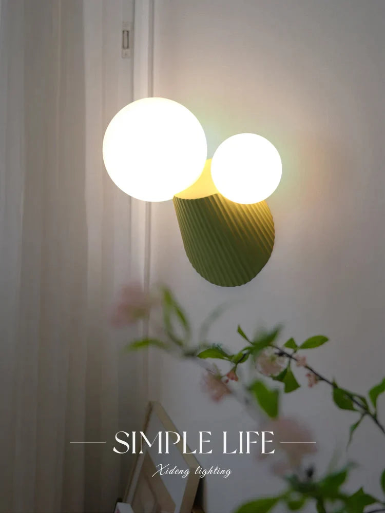 ديكور بايتس™ مصباح حائط على شكل صبار لغرفة الأطفال، إضاءة مبتكرة بجانب السرير في غرفة النوم، ديكور بسيط لغرفة المعيشة.