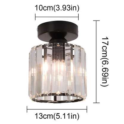 DecorBites™ Crystal Chandelier Ceiling Light for Modern Living Room Decor