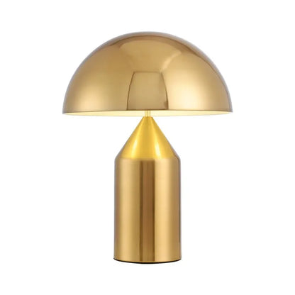 DecorBites™ Atollo Metal LED Table Lamp | Mushroom Design for Desk, Bedroom, Living Room