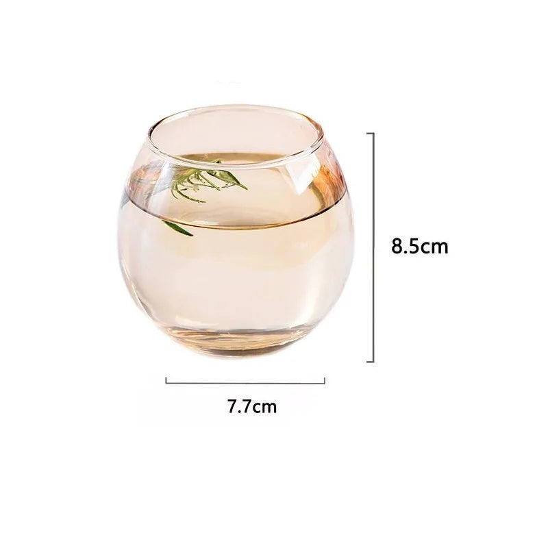 Taza de café de vidrio transparente DecorBites™ de 400 ml para cócteles de fiesta en el bar de casa