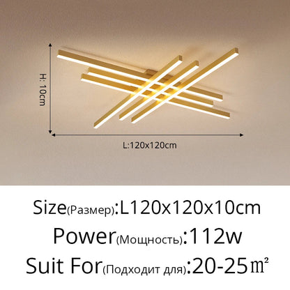 DecorBites™ Gold Black Acrylic LED Chandeliers: Elegant Indoor Lighting for Bedroom, Dining, Living Room