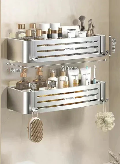 DecorBites™ Corner Shelf Organizer - Bathroom & Kitchen Storage Solution