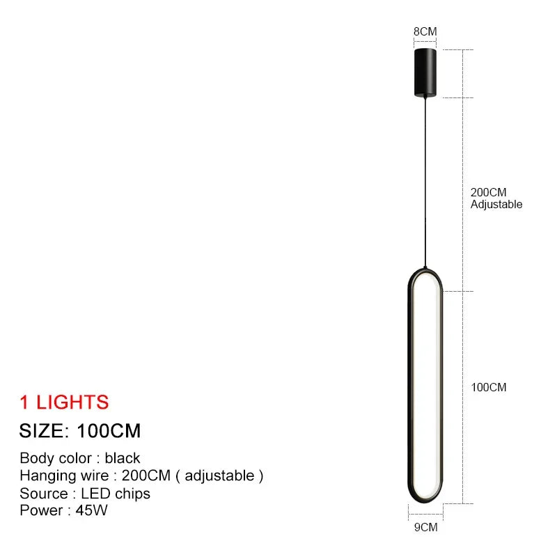 DecorBites™ LED Chandelier: Modern Living Room Dining Room Pendant Lights for Home Decor