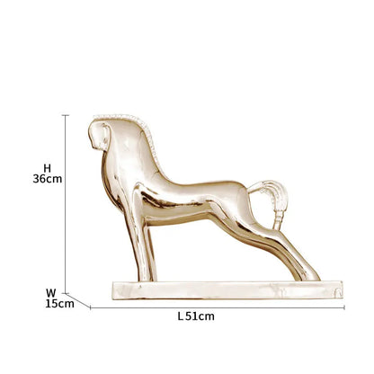 DecorBites™ Horse Resin Sculpture Modern Desk Decoration Ornaments Room Decor Aesthetics
