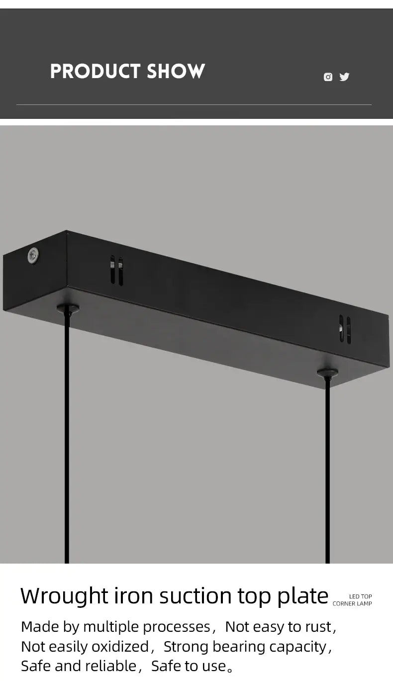 DecorBites™ Modern Pendant Lights for Dining and Living Room