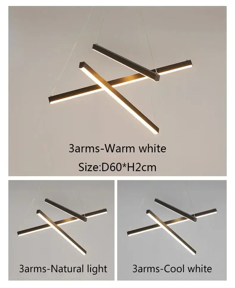 DecorBites™ LED Stair Ceiling Chandelier for Living Room