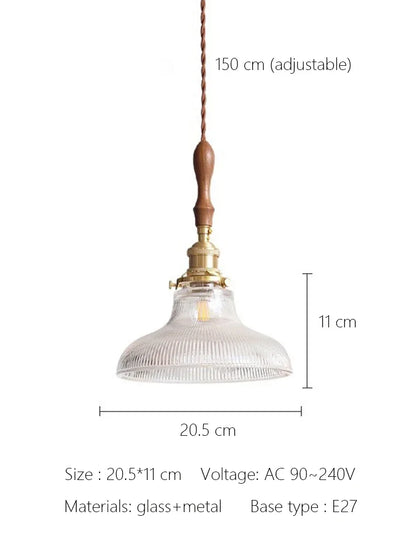 DecorBites™ Brass Glass Retro Chandelier Art Deco LED Dining Room Light