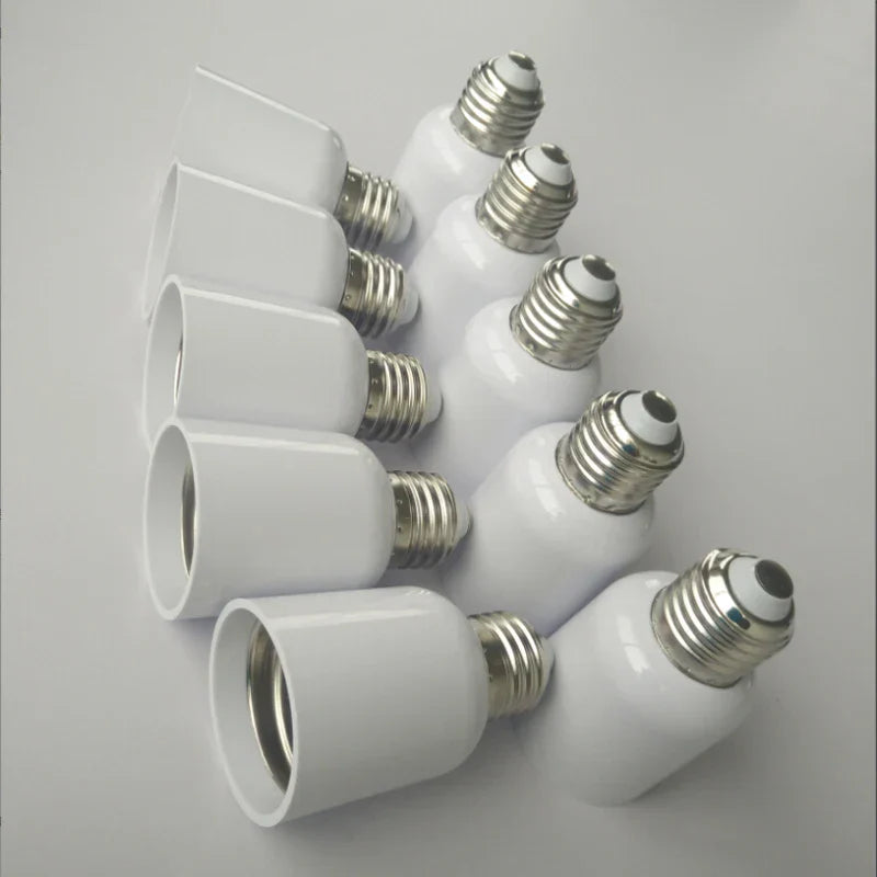 DecorBites™ E27 to E40 Light Bulb Adapter Socket Converter - Pack of 10