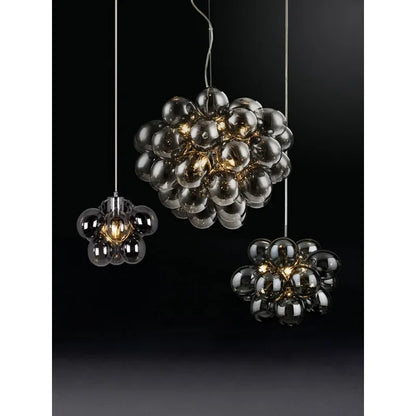 DecorBites™ Crystal Grape Chandelier: Elegant Pendant Lighting for Living Room Dining Room Bedroom