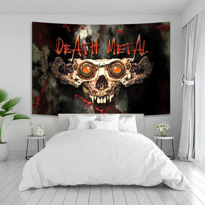 Decobites Deaths Metal Trend Band Wall Tapestry - Bedroom Artistic Decoration