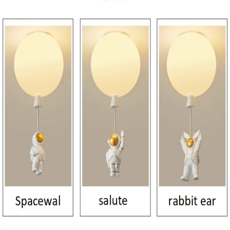 DecorBites™ Astronaut Space Ball Ceiling Lamp for Kids Room or Corridor