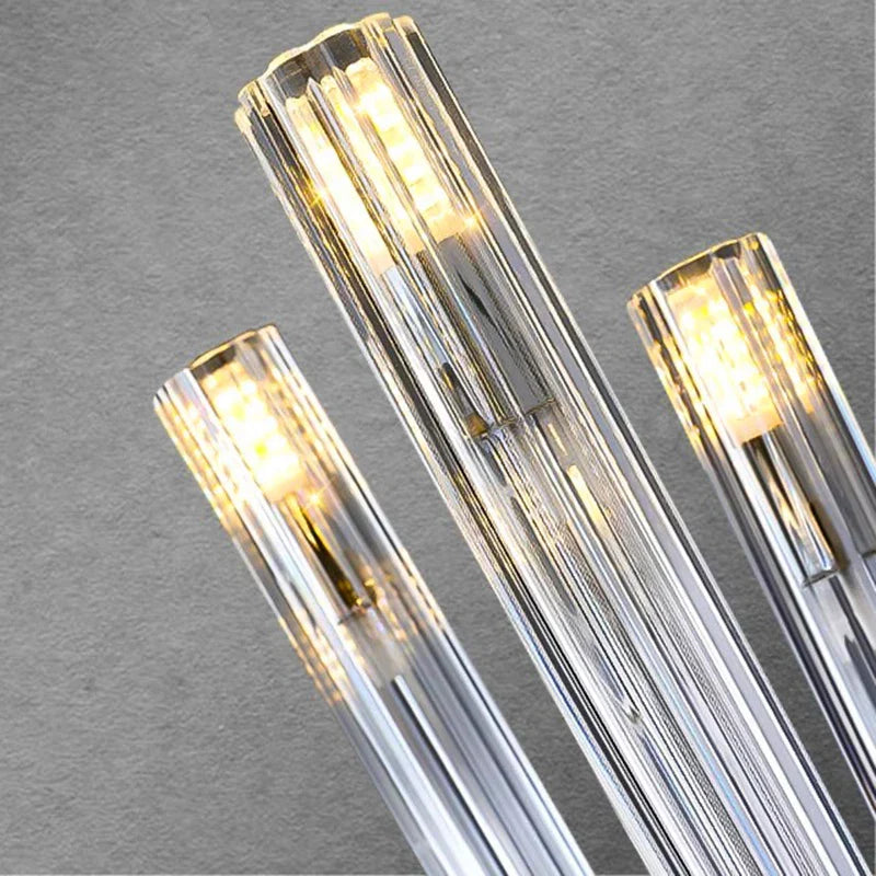 Satin Nickel LED Chandelier