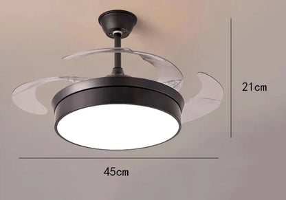 DecorBites™ Kids Bedroom Ceiling Fan with Remote Control and LED Light