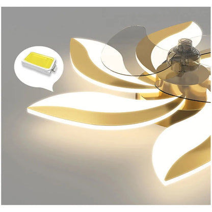 DecorBites™ Ceiling Fan Light Remote Control LED Ventilator Living Room Bedroom Indoor Lamp