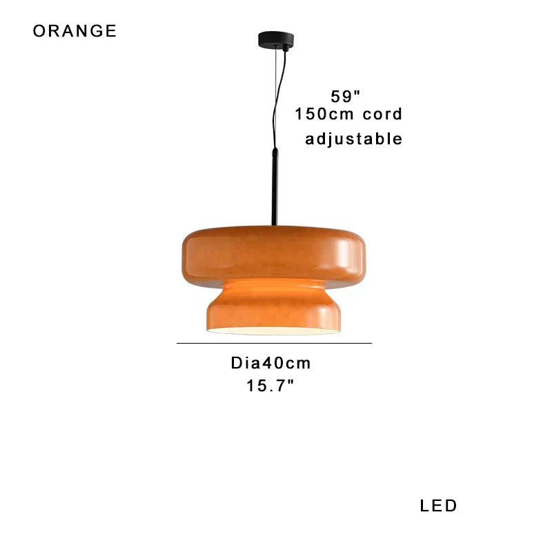 DecorBites™ Large Glass Pendant Light Dining Table Kitchen Island Lamp