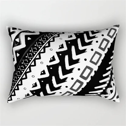 طقم غطاء وسادة للخصر بتصميم هندسي مموج من DecorBites™