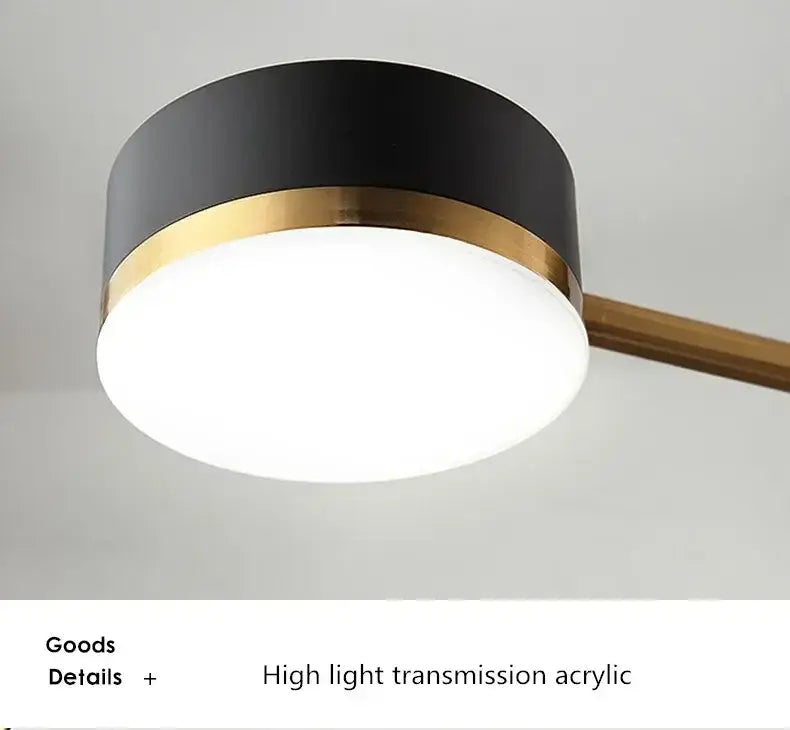 DecorBites™ Nordic Black Gold Pendant Light for Home Decor
