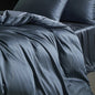 Decobites Eucalyptus Fiber Dark Gray Bedding Set: Soft, Silky Duvet Cover, Bed Sheet, Pillowcases