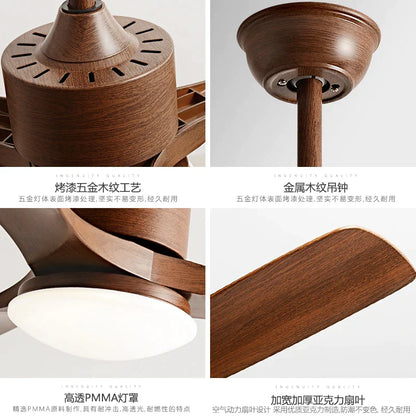 DecorBites™ 3 Blade DC Ceiling Fan with LED Light & Remote Control