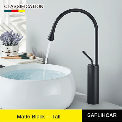 Brushed Gold Bathroom Basin Faucet