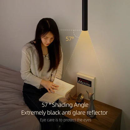 Lámpara colgante LED negra DecorBites™ de 5 W, CRI 97, doble foco antideslumbrante para sala de estar