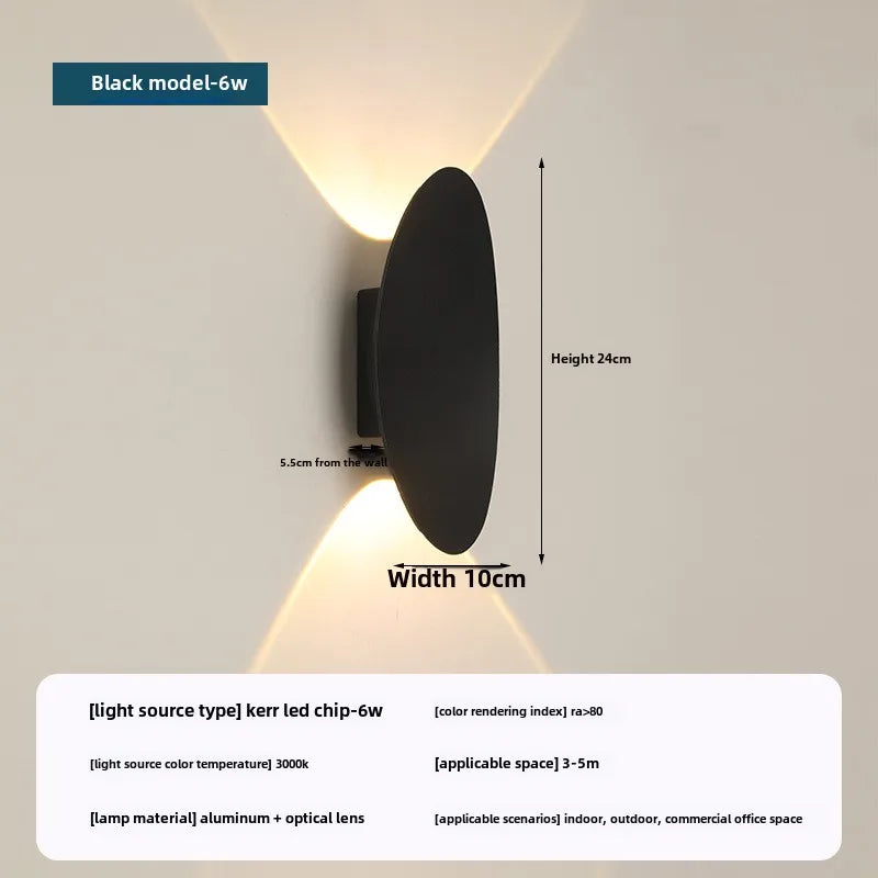 DecorBites™ LED Outdoor Porch Wall Light – Waterproof Design for Patio, Garden, Balcony