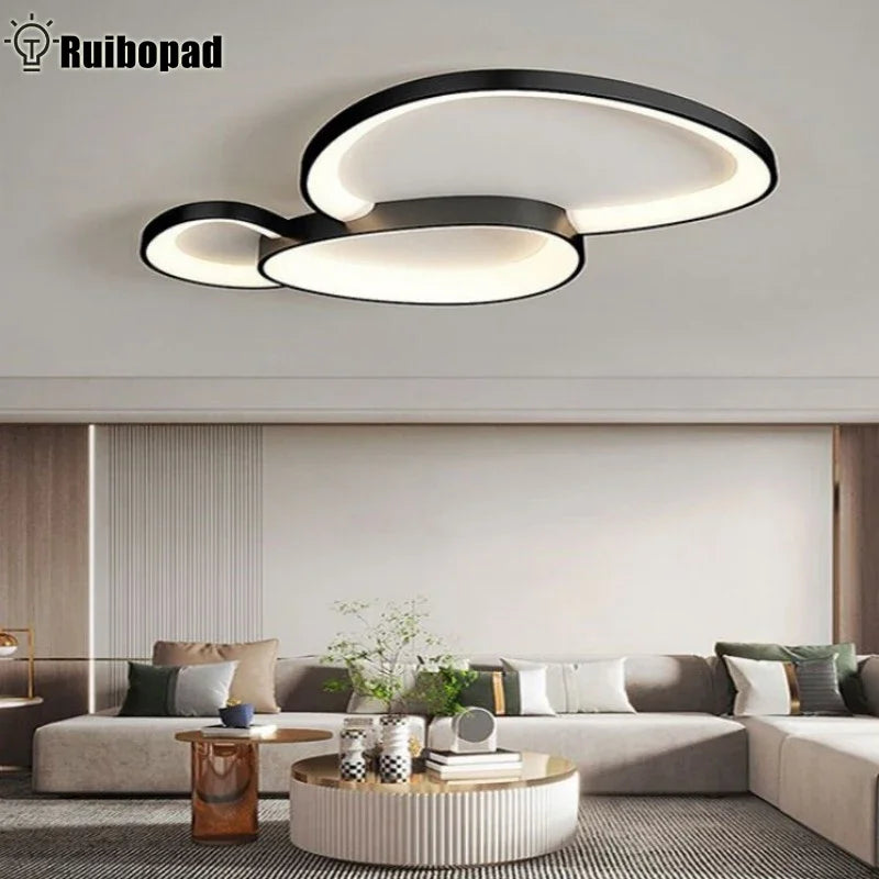 Decorbites™ LED-Deckenleuchter mit Fernbedienung für Wohnzimmer, Schlafzimmer, Esszimmer