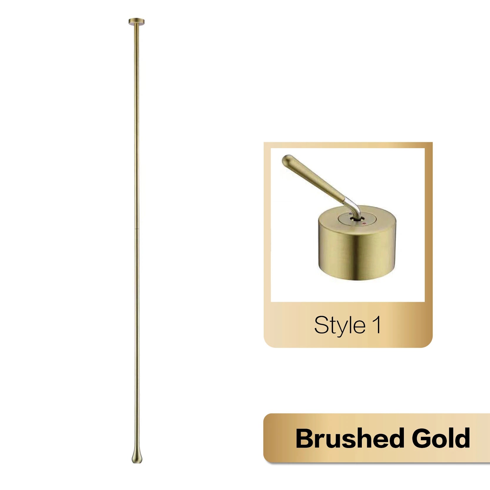 Gold Ceiling Faucet