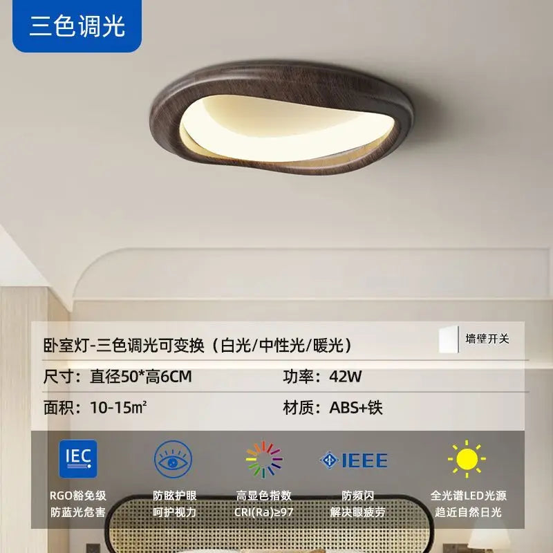 DecorBites™ LED Wood Chandeliers for Bedroom Living Room Indoor Lighting Décor