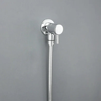 DecorBites™ Brass Triangle Valve Black Hot Cold Water Angle Faucet