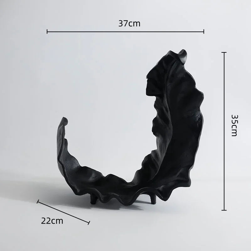 DecorBites™ Leaf Tray Resin Bowl: Handcrafted Desktop Storage & Home Decor