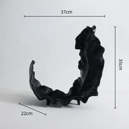 DecorBites™ Leaf Tray Resin Bowl: Handcrafted Desktop Storage & Home Decor