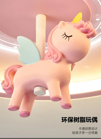 Lámpara de techo LED DecorBites™ de astronauta para habitación infantil - Diseño de dibujos animados azul