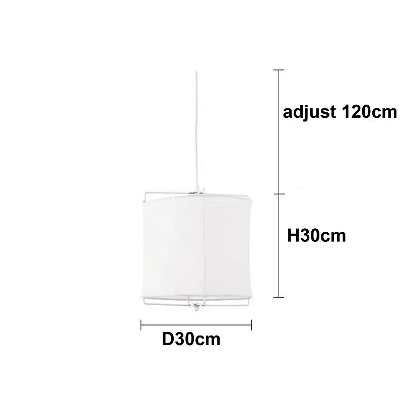 Lámpara de araña DecorBites™ de tela de lino: Lámparas artísticas japonesas retro hechas a mano para restaurantes, dormitorios y barras.