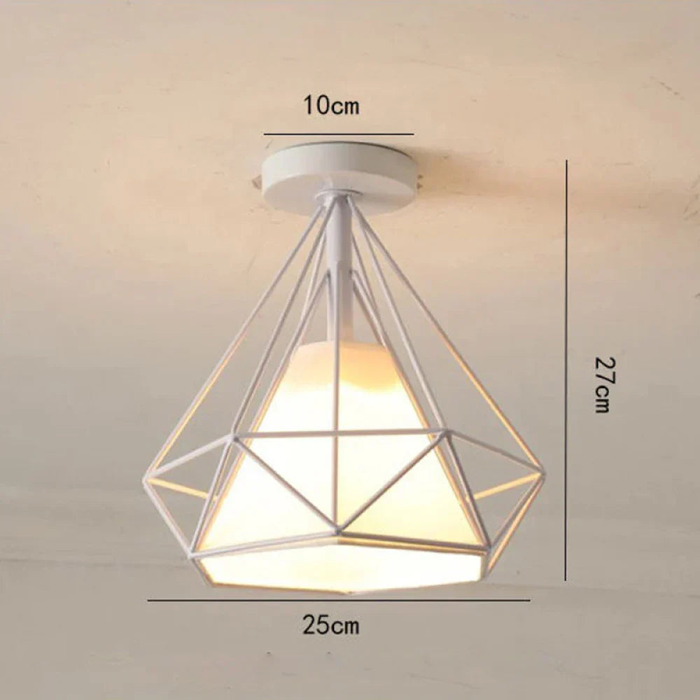 Decorbites™ Industrielle E27 Deckenlampe: Vintage Retro Loft Stil für die Dekoration im Wohnzimmer und in der Küche zu Hause